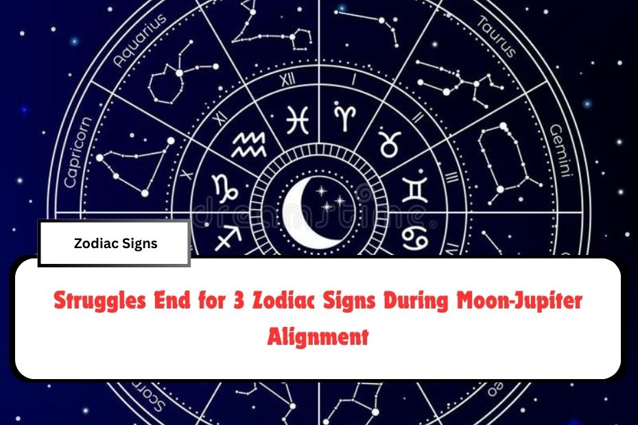 Struggles End for 3 Zodiac Signs During Moon-Jupiter Alignment