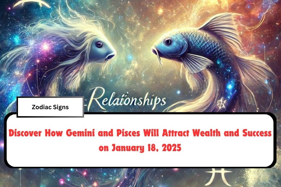 Discover How Gemini and Pisces Will Attract Wealth and Success on January 18, 2025