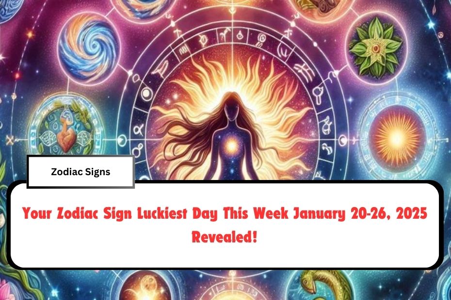 Your Zodiac Sign Luckiest Day This Week January 20-26, 2025 Revealed!