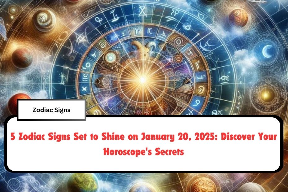 5 Zodiac Signs Set to Shine on January 20, 2025: Discover Your Horoscope's Secrets