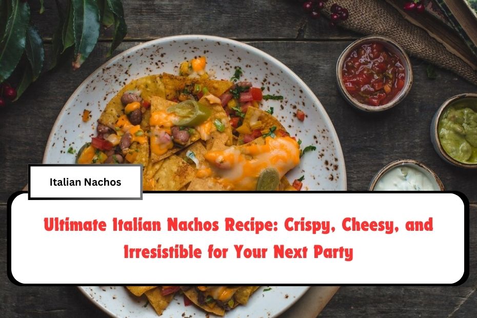 Ultimate Italian Nachos Recipe: Crispy, Cheesy, and Irresistible for Your Next Party