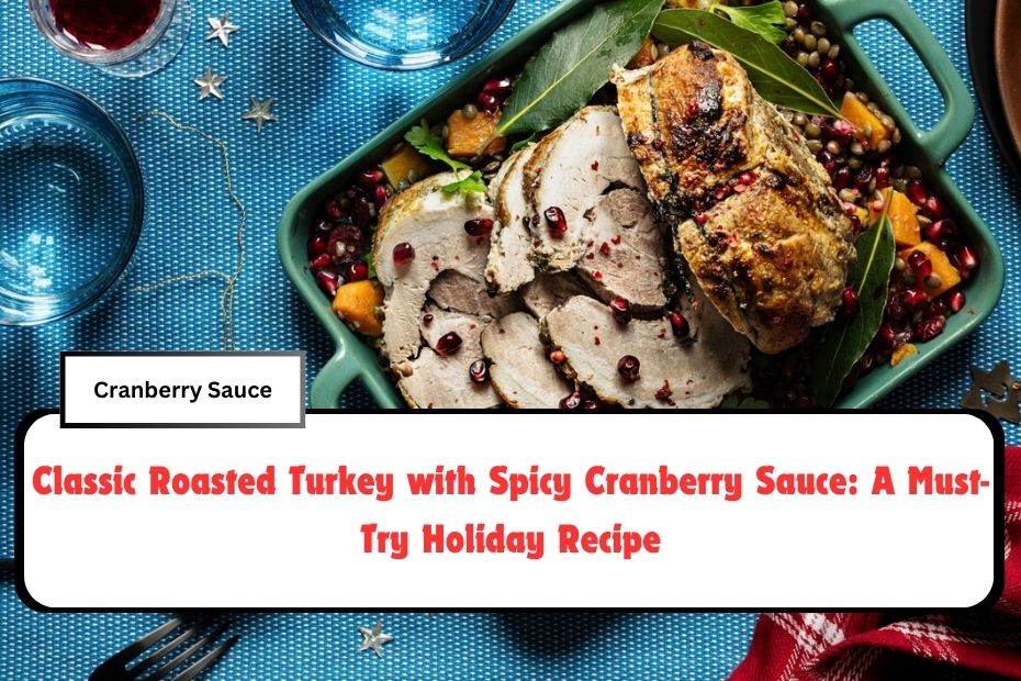 Classic Roasted Turkey with Spicy Cranberry Sauce: A Must-Try Holiday Recipe