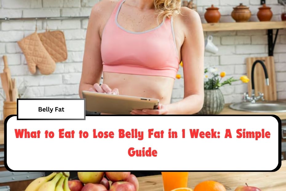 What to Eat to Lose Belly Fat in 1 Week: A Simple Guide